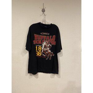 BigBoy Headgear Buffalo Soldiers Shirt Mens XL Black US Army Graphic Tee
